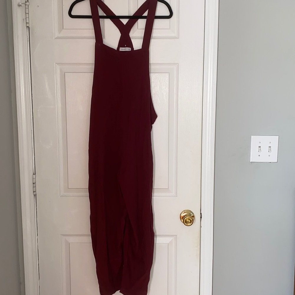 maroon urban jumpsuit